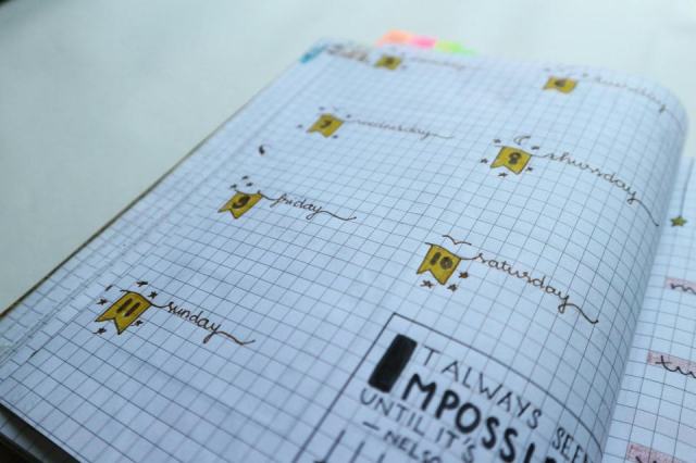 Créer un habit tracker dans son bujo pour lire davantage chaque jour